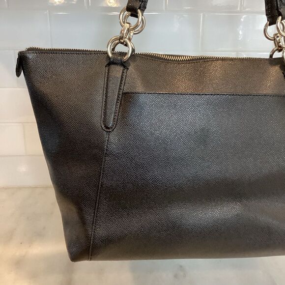 Coach Bag Purse Handbag Leather Ava Crossgrain Leather Shoulder Bag Tote